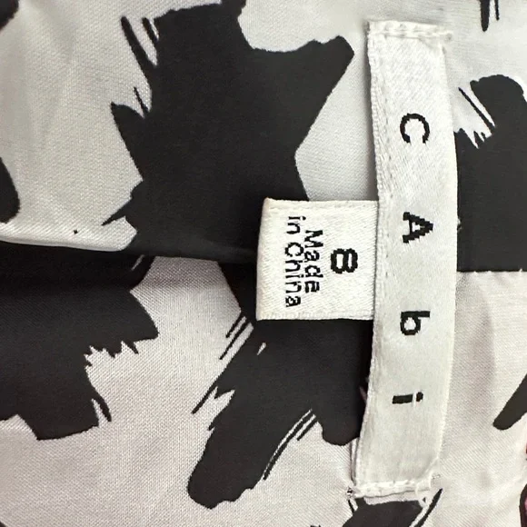 Vintage CAbi pink pea coat with black and white lining, covered buttons,pockets - Picture 2 of 6